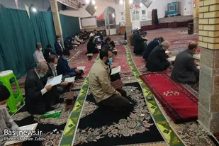 برگزاری محفل انس با قرآن کریم گبه یاد شهدا در ملایر