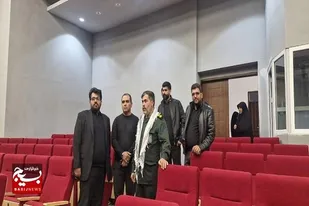 بازدید فرمانده سپاه هامون از پروژه عمرانی رامشار