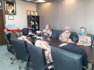 دیدار رزمندگان گردان ۱۱۷امام حسین علیه السلام با ریاست محترم اداره آموزش وپرورش شهرستان آران وبیدگل