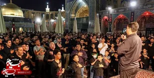 حسنیۀ حرم امام رضا(ع) میزبان عزاداران افغانستانی