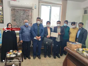 جلسه نظارت ستادی سازمان بسیج هنرمندان استان از کانون بسیج هنرمندان شهرستان آران و بیدگل