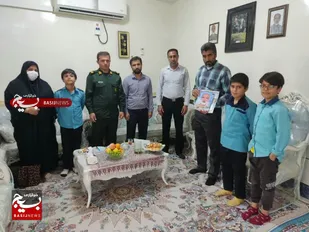 دیدار با خانواده شهدا ی جهادگر در آغاجاری