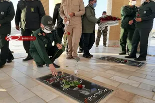 تجدید میثاق فرمانده سپاه سلمان سیستان و بلوچستان با شهدا