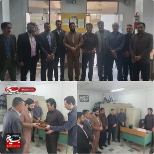 تجلیل از بسیجی روشندل در اداره کل تعاون و کار مازندران