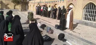 اعزام بسیجیان خواهر لردگان به اردوی راهیان نور شمالغرب کشور