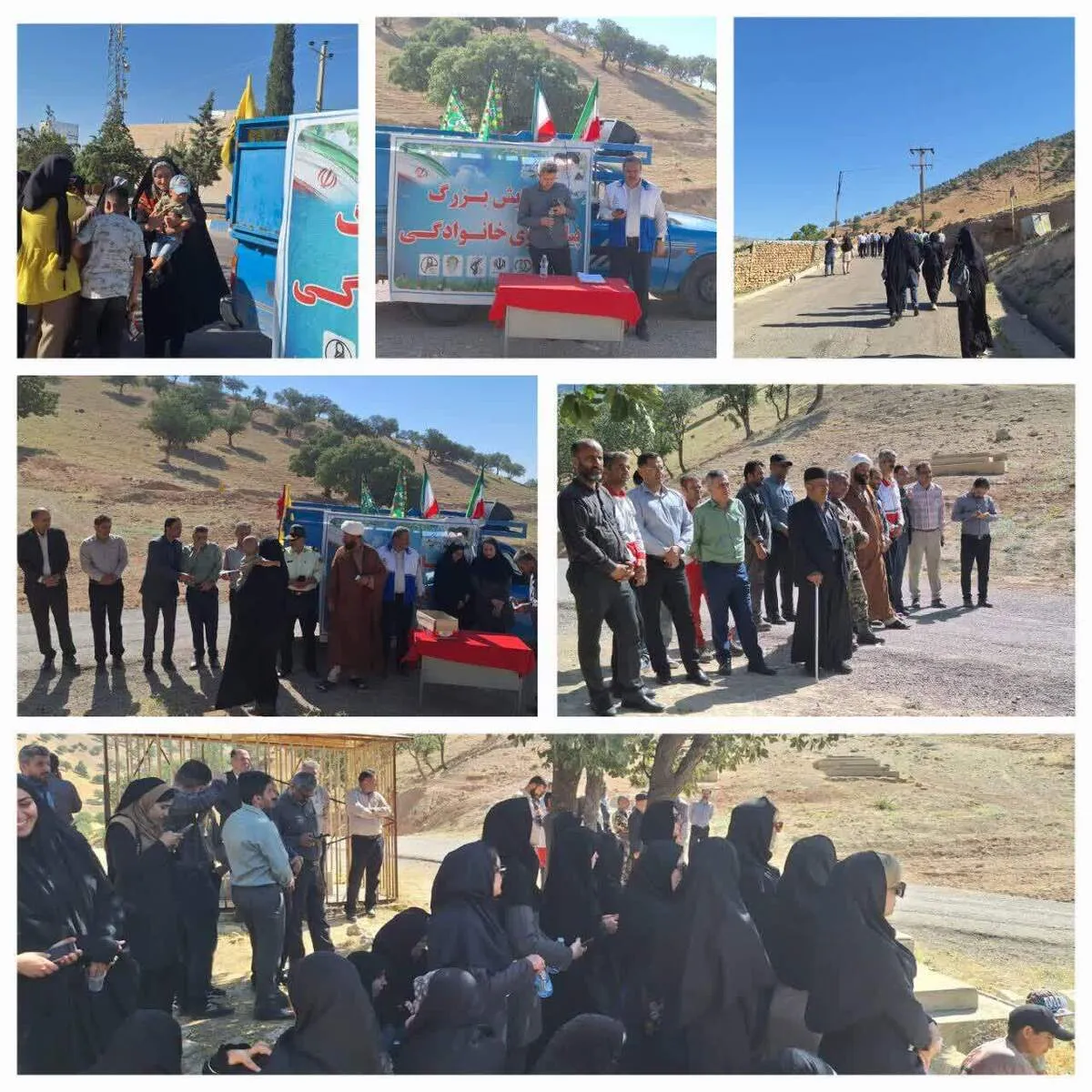 همایش پیاده‌روی خانوادگی با استقبال پرشور مردم در شهرستان دزپارت برگزار  شد