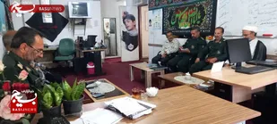 سرکشی مسئول دفتر نمایندگی، ولی فقیه سپاه ناحیه شاهرود از حوزه ایثار بسطام