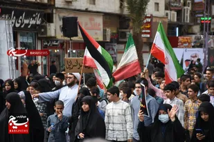 راهپیمایی مردم ولایتمدار و شهید پرور اهواز در محکومیت جنایات رژیم غاصب صهیونیستی