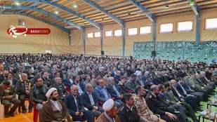 با حضور سردار فدوی یادواره شهدای شهر ونک برگزار شد.