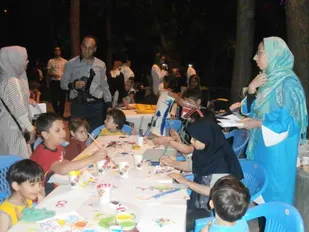 برگزاری ورک شاپ نقاشی در شاهرود