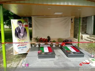 رونمایی از یادمان شهدا در محمودآباد+تصاویر