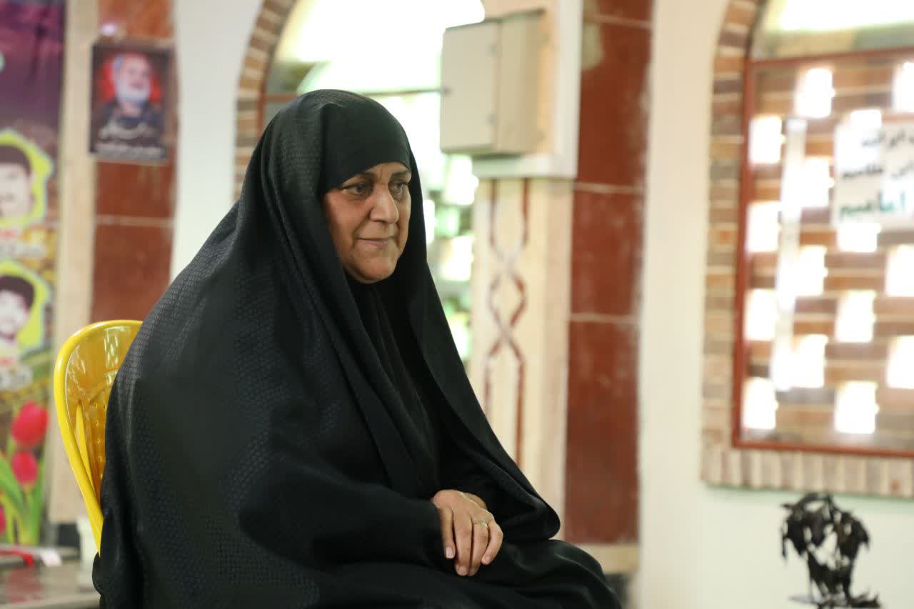 مادری که داغ فرزند را با افتخارِ شهادتش تاب می‌آورد