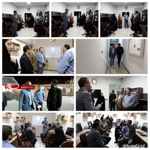 بازدید شهردار شاهرود از امکانات مرکز هنرهای رقومی بسیج شاهرود