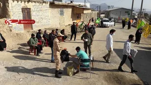 طراوت کاروان خدمت  جهادی در ایستگاه دشت شاد کالپوش