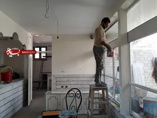 بازسازی یک باب منزل مسکونی توسط گروه جهادی شهدای لشکر 14 امام حسین(علیه السلام)
