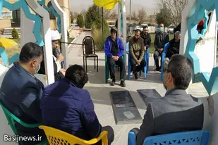اولین تولد دو شهید گمنام جوان مدفون در شهر دمق