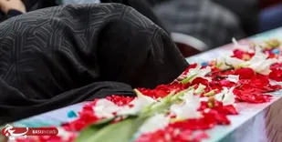 مادر شهید سیدنصیر موسوی آسمانی شد