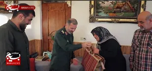 قدردانی فرمانده سپاه کربلا از مادر جهان پهلوان یزدانی