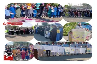 برگزاری اجتماع ضدصهیونیستی نیکشهری هابرای حمایت ازکودکان غزه