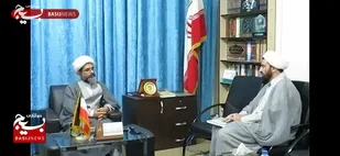 دیدار مسئول دفتر نمایندگی تیپ مردم پایه امام سجاد(ع) با مدیریت حوزه های  علمیه استان هرمزگان