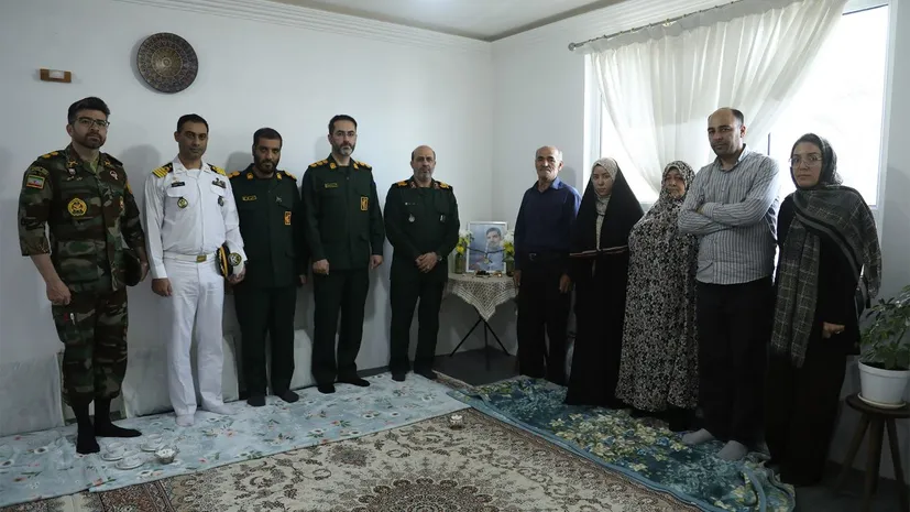دیدار فرمانده سپاه استان البرز، از خانواده معزز شهدا استان