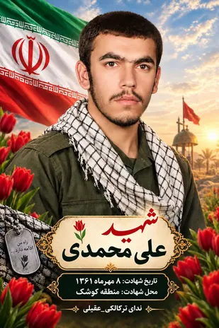 از ترکالکی تا کوشک؛ شهید علی محمدی با وضو آسمانی شد