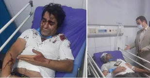 ضرب و شتم یک بازیگر به دلیل حمایت از رئیسی!+عکس