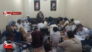 مراسم عزاداری در منازل سادات و سران عشایر عرب به مناسبت رحلت امام در اهواز