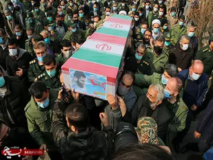 پیکر شهید مدافع حرم &laquo;امیرعلی محمدیان&raquo; تشییع شد