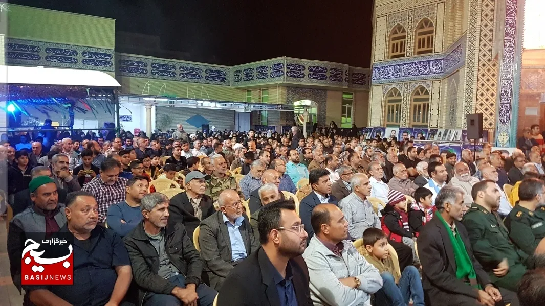 برگزاری مراسم‌ شبی با شهداء در شهرستان دیلم
