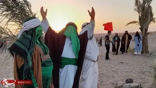 مراسم بازسازی واقعه غدیر خم با عنوان &laquo;از برکه تا اقیانوس&raquo; در اشکذر برگزار شد
