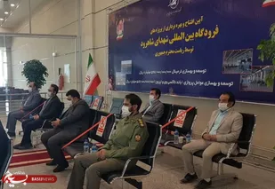 بهره برداری از ۲ طرح بهسازی فرودگاه بین المللی شهدای شاهرود+ تصاویر