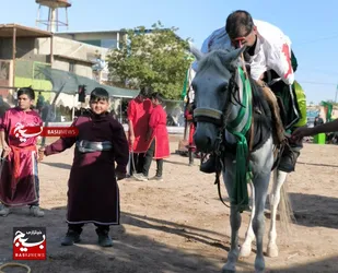 آئین سنتی تعزیه خوانی در گناباد +فیلم و عکس