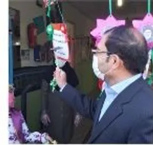 زنگ شکوفه ها در بردسکن به صدا در آمد