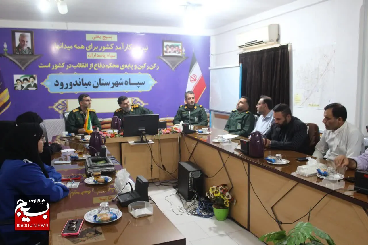 مراسم گرامیداشت روز خبرنگار در سپاه میاندورود