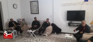 دیدار جمعی از مدیران اقشار بسیج شاهرود با جانباز دفاع مقدس+ تصاویر