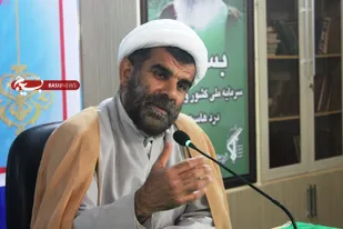 مسئول نمایندگی ولی فقیه سپاه شهرستان بوشهر از حوزه مقاومت خاتم الانبیاء دیدار کرد