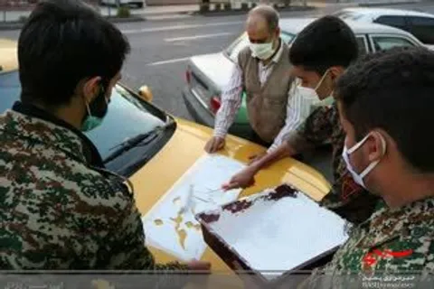 گوشه ای از حال و هوای برگزاری برنامه های سالگرد شهادت سپهد شهید سلیمانی در ساوه