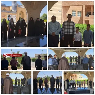 اجتماع اساتید، دانشجویان و دانشگاهیان دانشگاه علوم و فنون دریایی خرمشهر در حمایت از عملیات وعده صادق