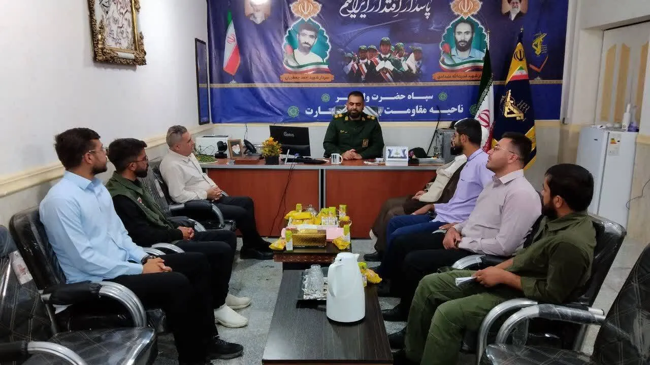 برگزاری نشست خبری هفته دفاع مقدس با محوریت تشریح برنامه های هفته دفاع مقدس شهرستان دزپارت