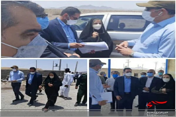 بازدید معاون حفاظت امور اراضی سازمان جنگل‌ها و مراتع آبخیزداری کشور از شهرستان تفتان