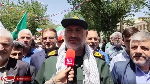مردم چهارمحال و بختیاری آمادگی هرگونه مقابله با رژیم صهیونیستی را دارند+فیلم