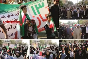 اعلام انزجار مردم بخش کهریزک از استکبار جهانی