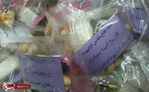 توزیع بسته های پذیرایی هفته دفاع مقدس در شاهرود