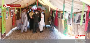 برپایی خیمه شهید سپهبد حاج قاسم سلیمانی در قصرقند