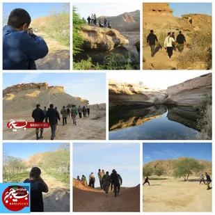 برگزاری ورزش کوهپیمایی بسیجیان هندیجان