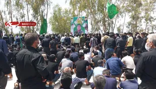 تشیع پیکر شهید مدافع امنیت در نرماشیر