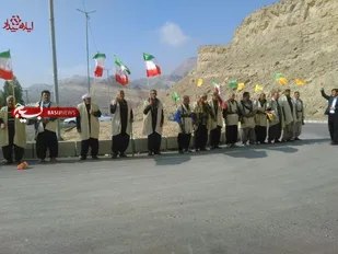 مراسم استقبال از ۲ شهید گمنام در ملکشاهی برگزار شد
