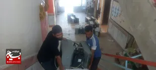 سرویس و تعمیر  کولرهای گازی توسط جهادگران بسیجی در مناطق محروم شوش