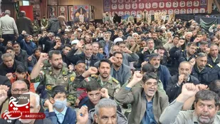 تجدید میثاق مردم تربت&zwnj;جام با آرمان&zwnj;های حاج قاسم در قاب دوربین بسیج